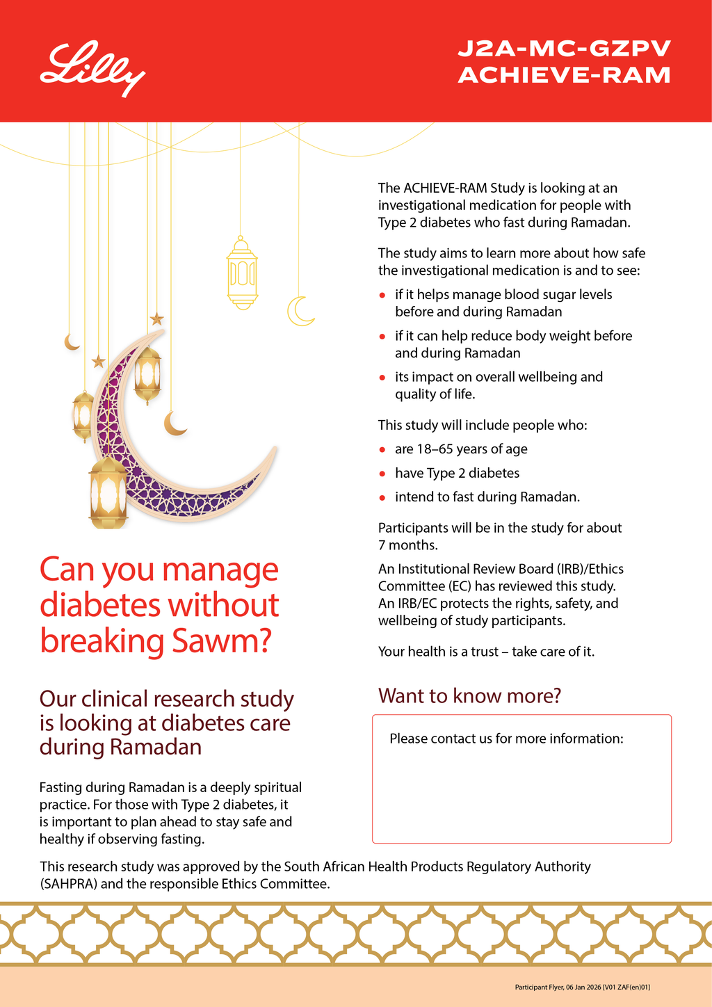 ACHIEVE-RAM Diabetes Study