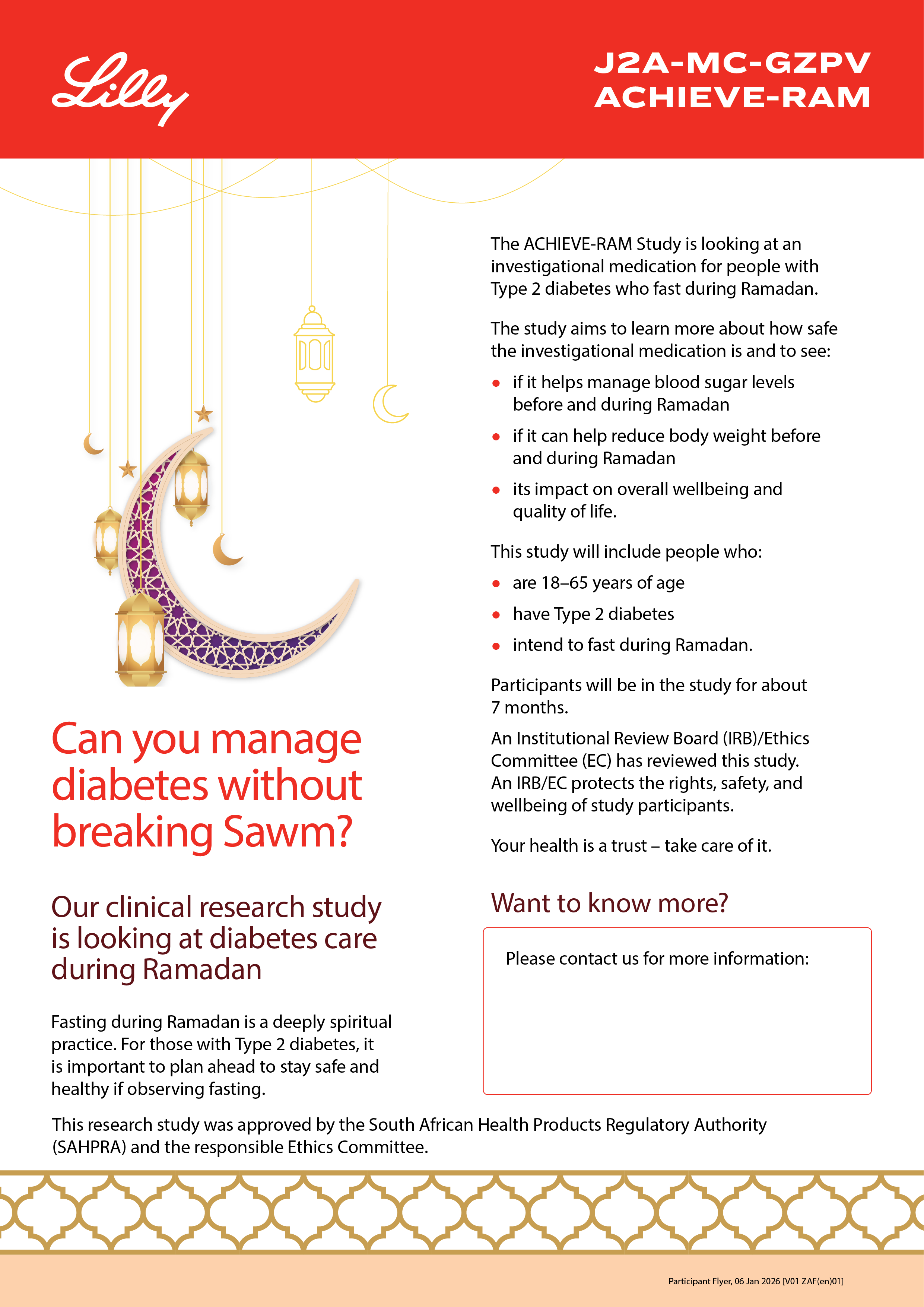 ACHIEVE-RAM Diabetes Study