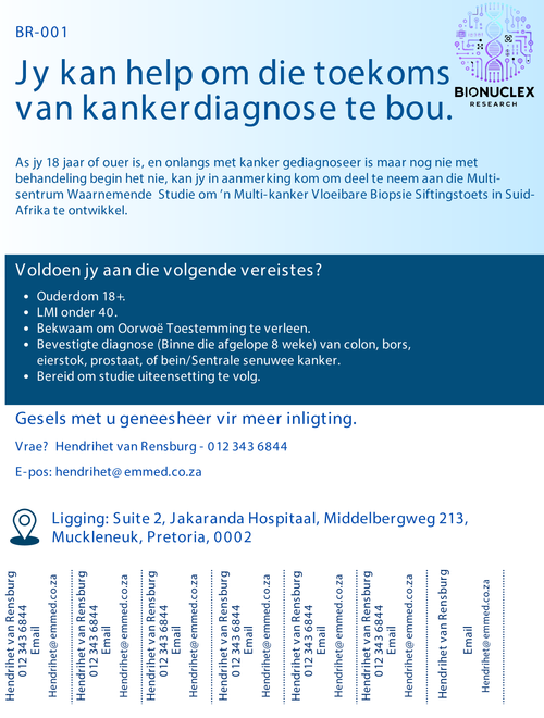 BR-001 Cancer Study